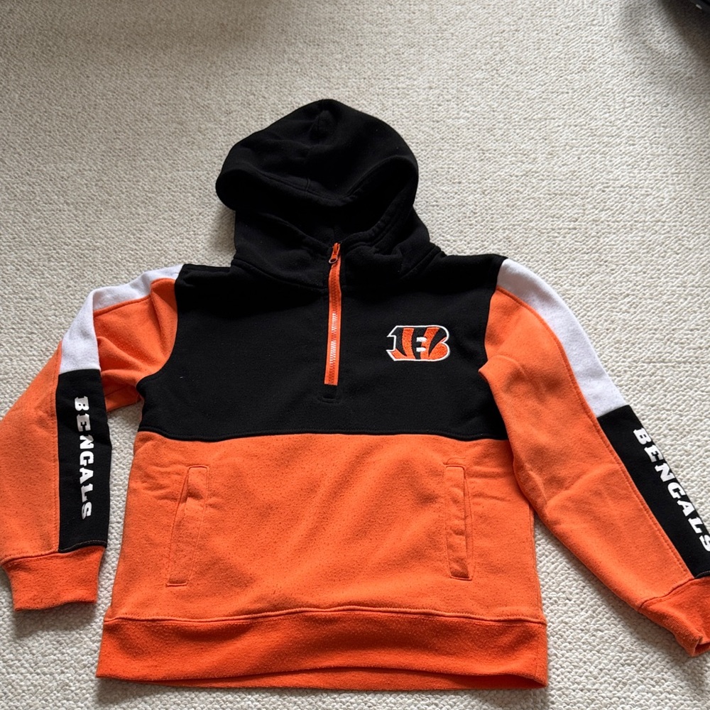 NFL Team hoodie boys size 8 Cincinnati Bengals